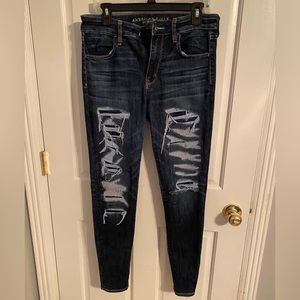 American Eagle high waisted super stretch jeans